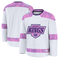 Friene LA.Kings White 2024 Hockey Fights Cancer Practice Jerseys