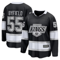 Friene LA.Kings #55 Quinton Byfield Black Home Breakaway Jerseys