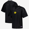 Friene LA.Lakers Black Courtside Football Stitched Jerseys