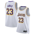 Friene LA.Lakers #23 LeBron James White Swingman Stitched Jerseys - Association Edition