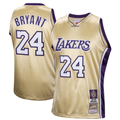 Friene LA.Lakers #24 Kobe Bryant Mitchell & Ness Gold Hall of Fame Class of 2020 #24 Authentic Hardwood Classics Jerseys