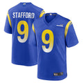Friene LA.Rams Home Game Football Jerseys - Royal - #9 Matthew Stafford Player Stitched Jerseys