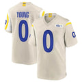 Friene LA.Rams #0 Byron Young Player Bone Home Game Stitched Jerseys