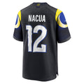 Friene LA.Rams #12 Puka Nacua Player Midnight Blue Rivalries Collection Game Stitched Jerseys