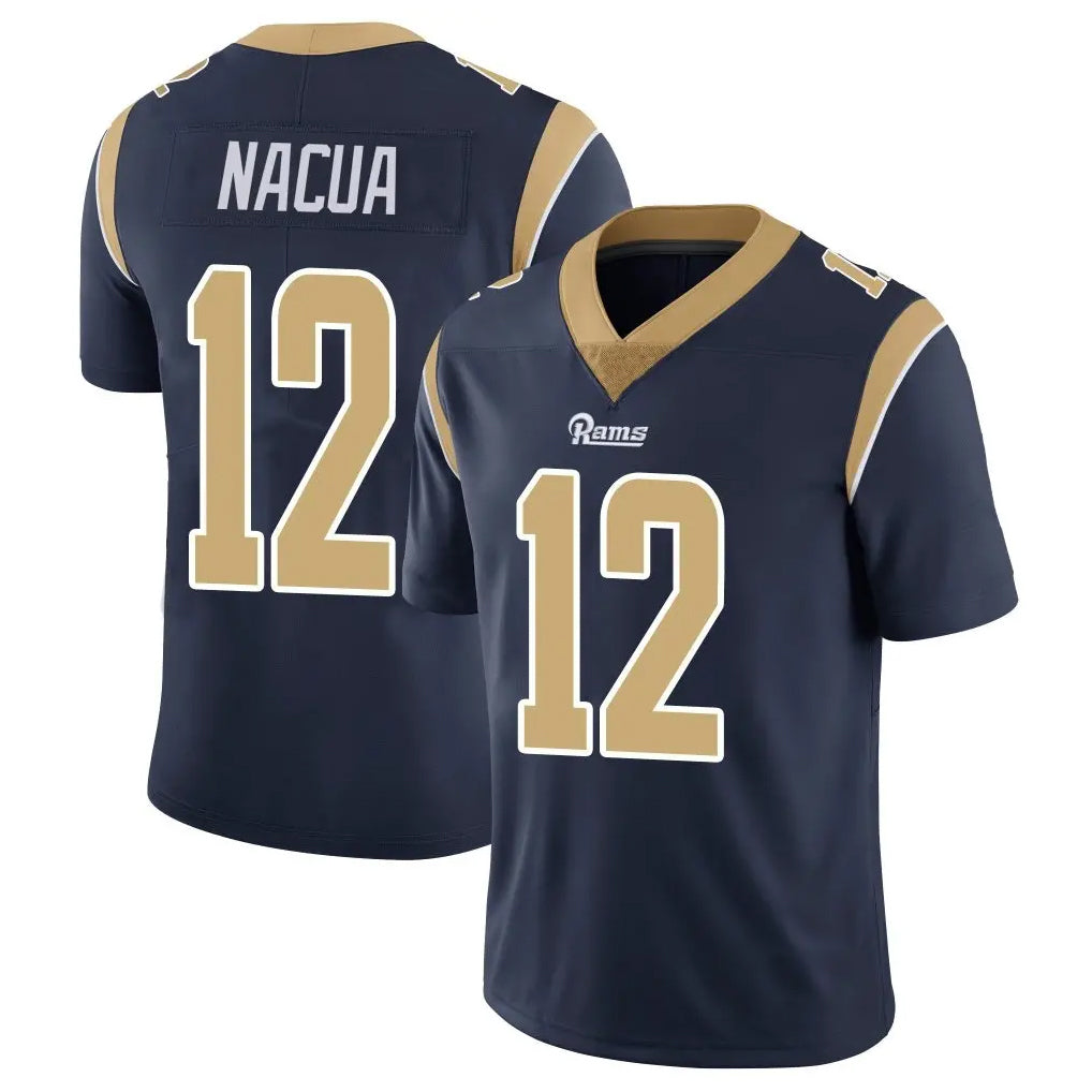 Friene LA.Rams #12 Puka Nacua Player Navy Limited Vapor Untouchable Home Game Stitched Jerseys