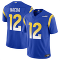 Friene LA.Rams #12 Puka Nacua Royal Vapor F.U.S.E. Limited Player Stitched Jerseys