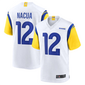 Friene LA.Rams #12 Puka Nacua White Game Player Jersey American Stitched Jerseys