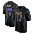 Friene LA.Rams #17 Davante Adams Player Black Fashion Limited Home Game Stitched Jerseys
