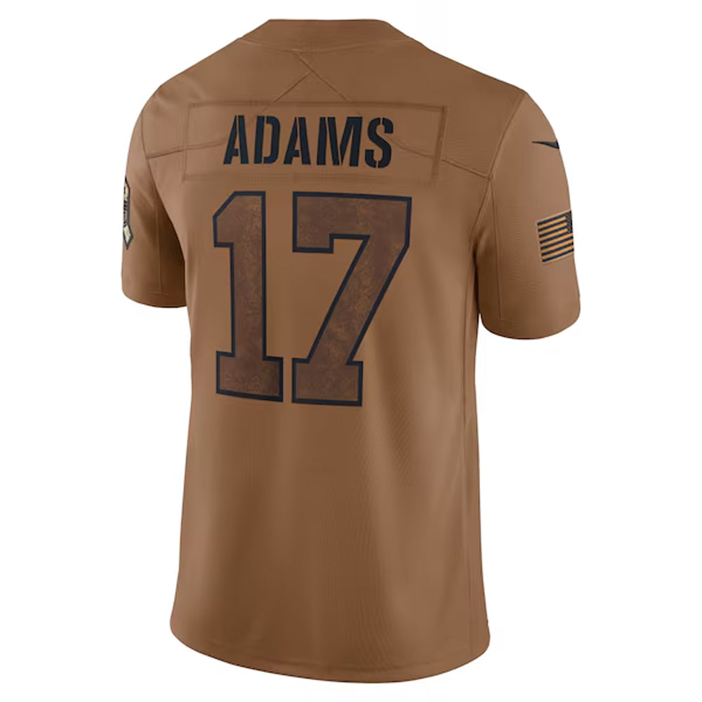 Friene LA.Rams #17 Davante Adams Player Brown Salute To Service Limited Stitched Jerseys