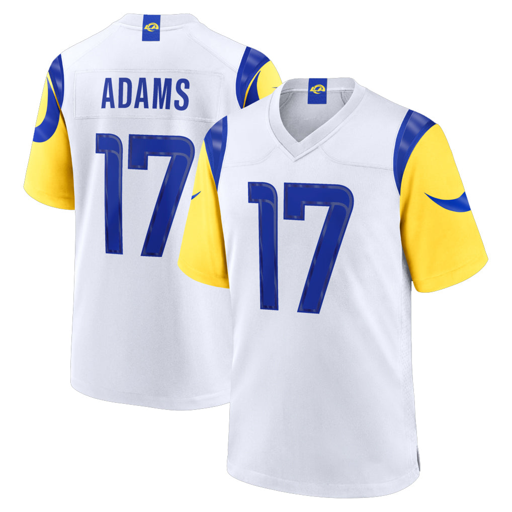 Friene LA.Rams #17 Davante Adams Player White Limited Home Game Stitched Jerseys