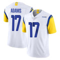 Friene LA.Rams #17 Davante Adams Player White Limited Vapor Untouchable Home Game Stitched Jerseys