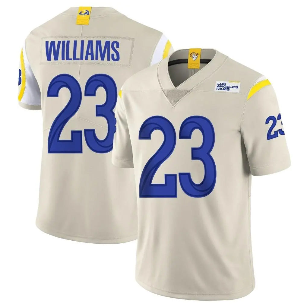 Friene LA.Rams #23 Kyren Williams Player Bone Limited Vapor Home Game Stitched Jerseys
