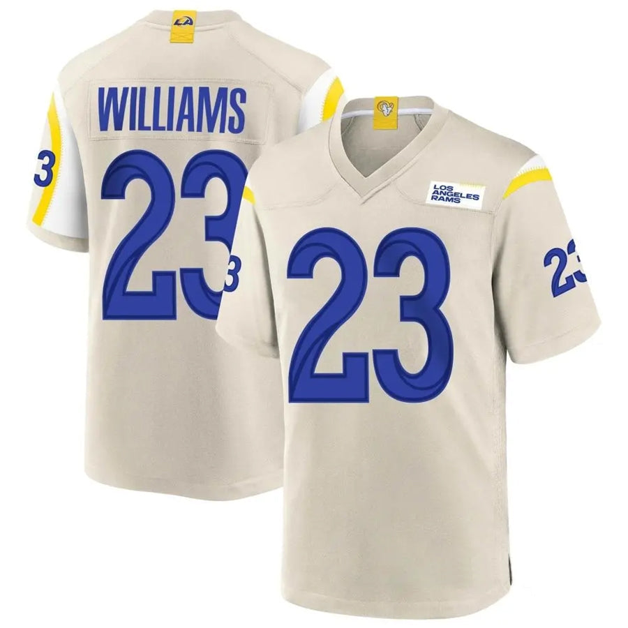 FrieneL A.Rams #23 Kyren Williams Player Bone Replica Game Stitched Jerseys