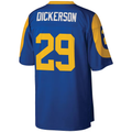 Friene  LA.Rams #29 Eric Dickerson Mitchell & Ness Royal Legacy Replica Puhic Stitched Jerseys