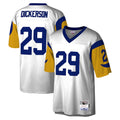 Friene LA.Rams #29 Eric Dickerson Player White Mitchell & Ness Legacy Replica Stitched Jerseys