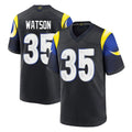 Friene LA.Rams #35 Jaylen Watson Player Black Midnight Rivalries Collection Home Game Stitched Jerseys