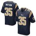 Friene LA.Rams #35 Jaylen Watson Player Navy Home Game Stitched Jerseys