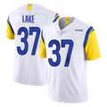 Friene LA.Rams #37 Quentin Lake Player White Limited Vapor Untouchable Home Game Stitched Jerseys