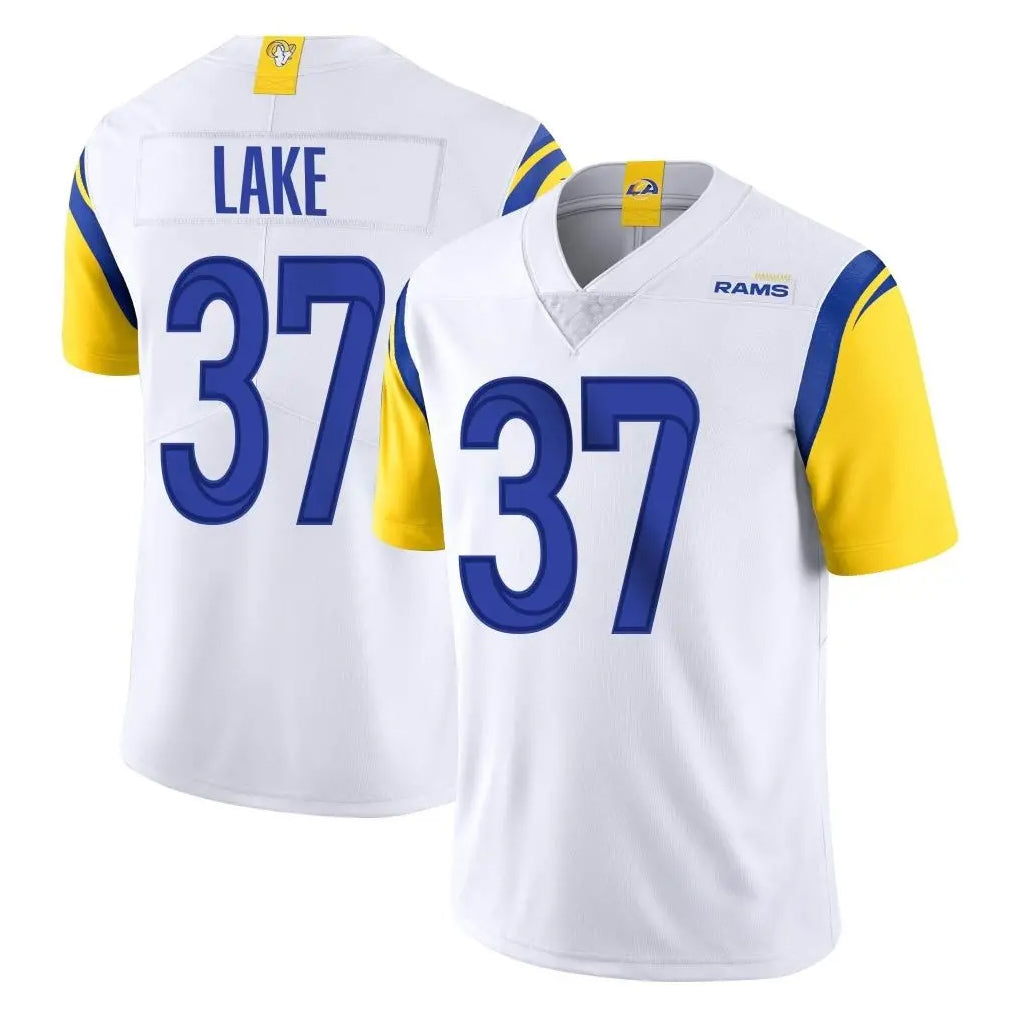 Friene LA.Rams #37 Quentin Lake Player White Limited Vapor Untouchable Home Game Stitched Jerseys