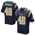 Friene LA.Rams #48 Omar Speights Player Navy Home Game Stitched Jerseys