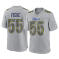 Friene LA.Rams #55 Braden Fiske Player Gray Atmosphere Fashion Home Game Stitched Jerseys