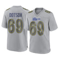 Friene LA.Rams #69 Kevin Dotson Player Gray Atmosphere Fashion Home Game Stitched Jerseys
