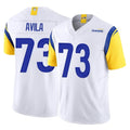 Friene LA.Rams #73 Steve Avila Player White Limited Vapor F.U.S.E. Home Game Stitched Jerseys