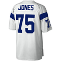 Friene  LA.Rams #75 Deacon Jones Mitchell & Ness White Legacy Replica Puhic  Stitched Jerseys