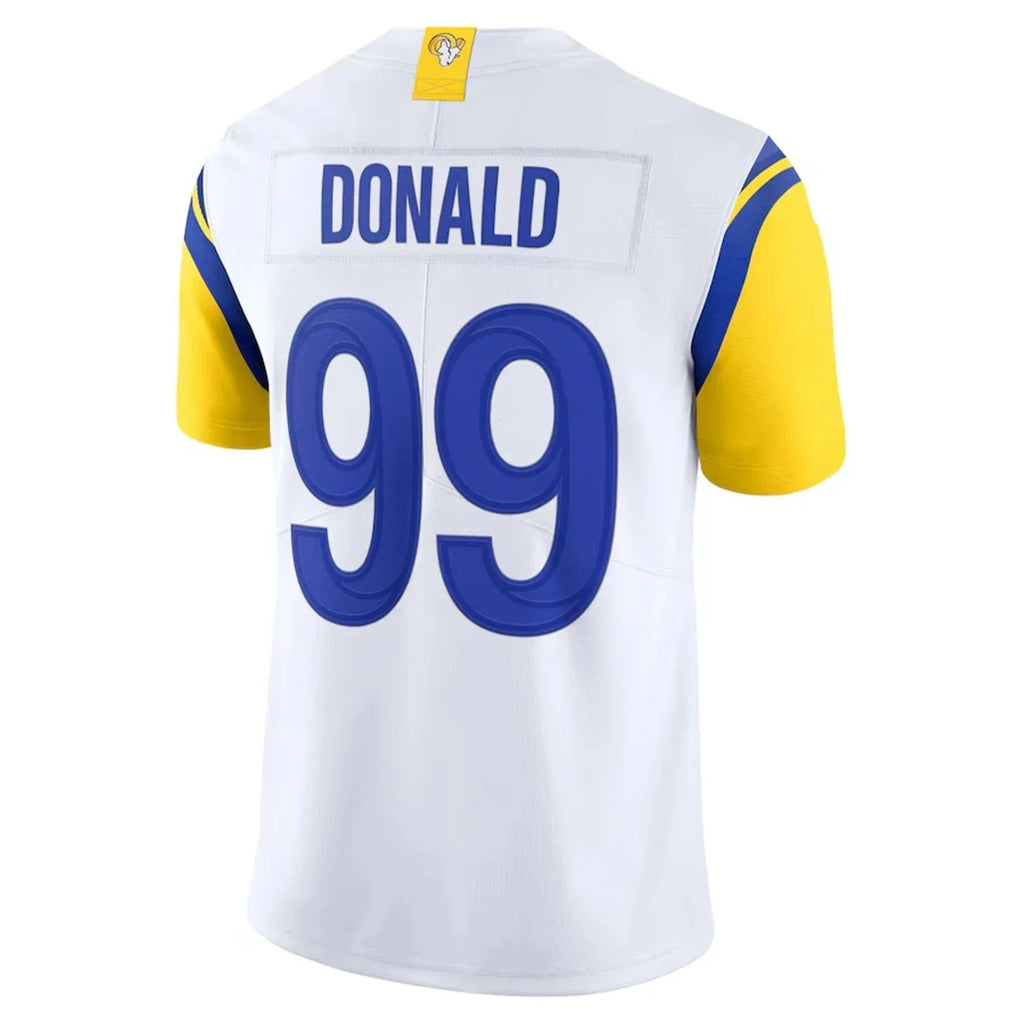 Friene LA.Rams #99 Aaron Donald White Vapor F.U.S.E. Limited Jersey Stitched Jerseys