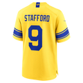 Friene LA.Rams #9 Matthew Stafford Classic Sol Game Jerseys