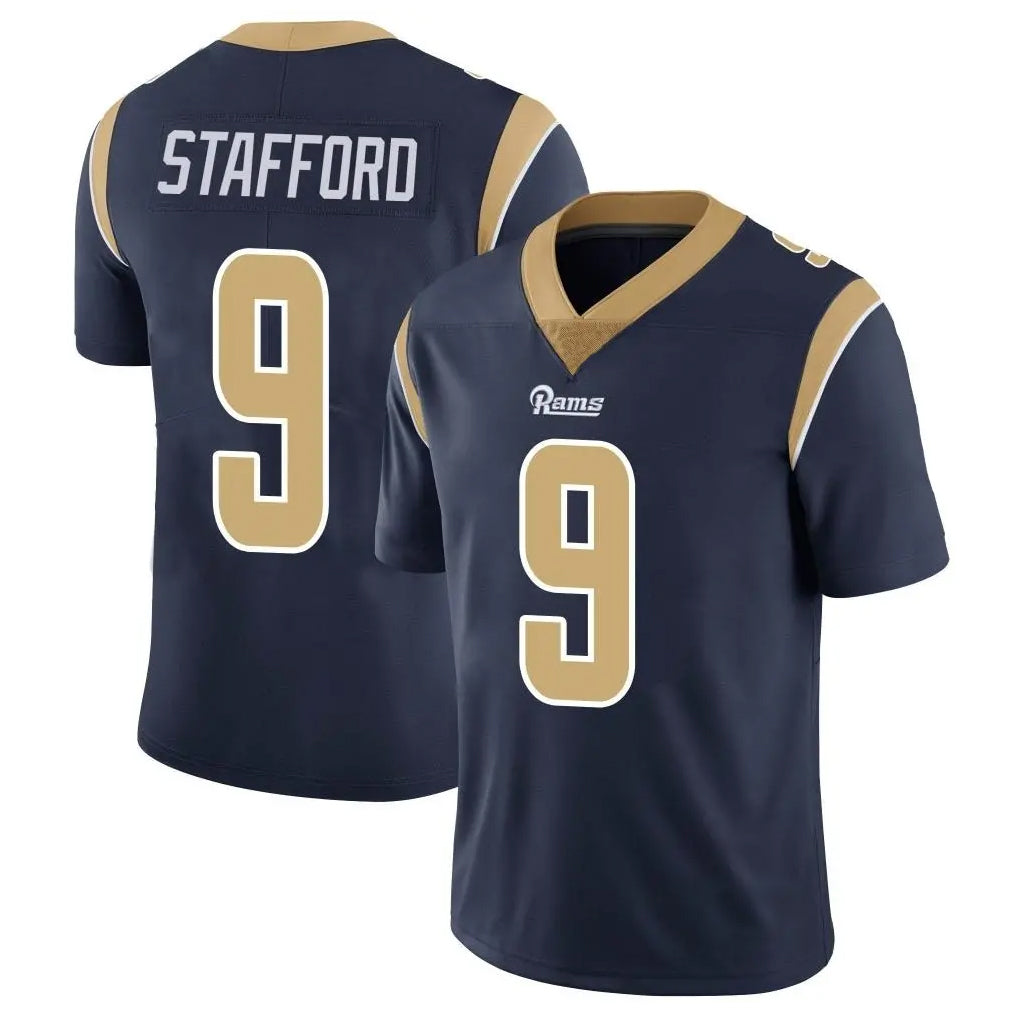 Friene LA.Rams #9 Matthew Stafford Player Navy Limited Vapor Untouchable Home Game Stitched Jerseys