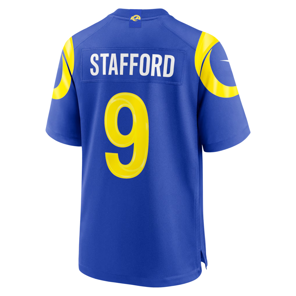 Friene LA.Rams #9 Matthew Stafford Royal Team Game Player Stitched Jerseys