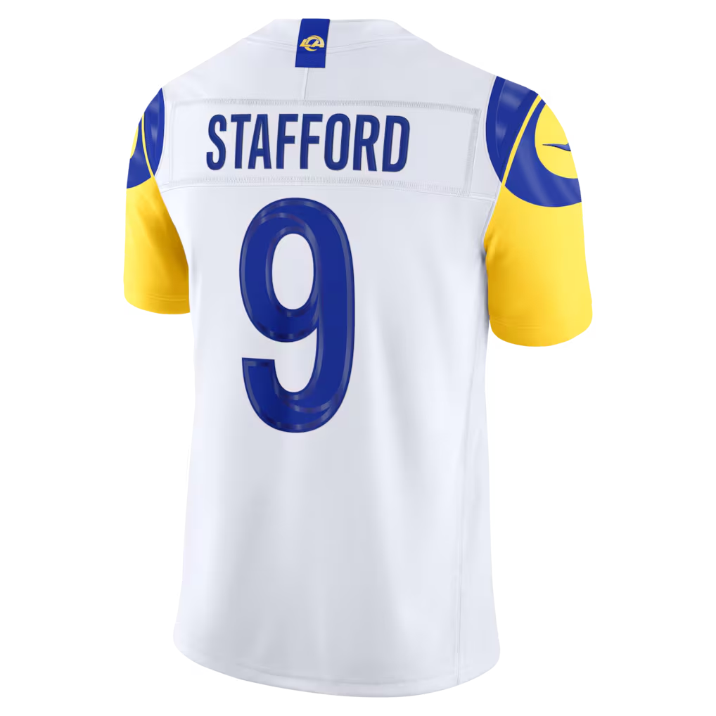 Friene LA.Rams #9 Matthew Stafford White Vapor F.U.S.E. Stitched Limited Jerseys