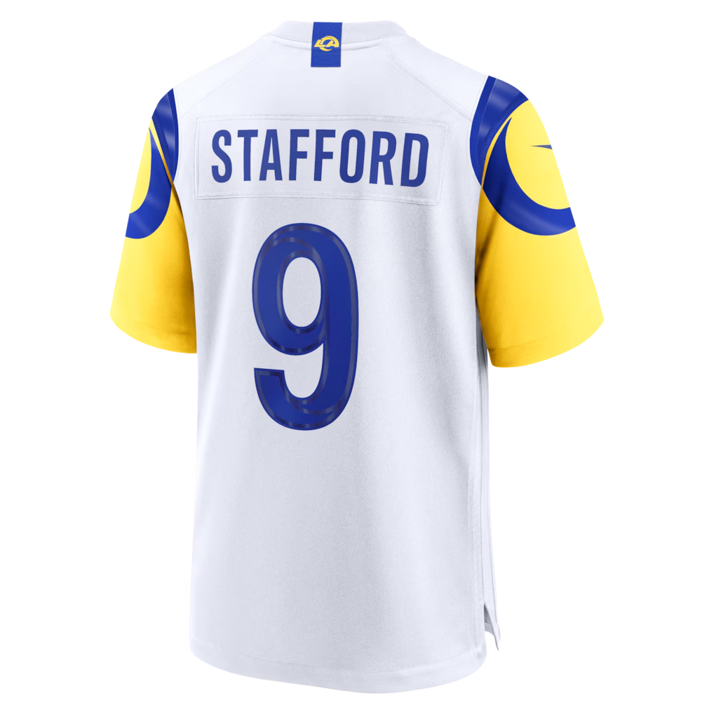 Friene LA.Rams #9 Matthew Stafford White White Game Player Stitched Jerseys