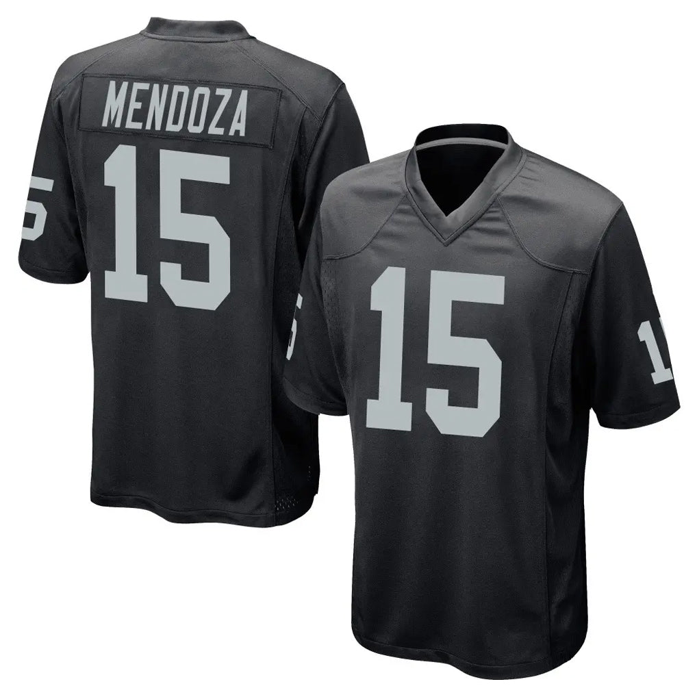 Friene LV.Raiders #15 Fernando Mendoza Player Black Home Game Stitched Jerseys