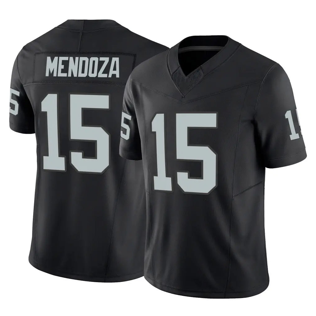 Friene LV.Raiders #15 Fernando Mendoza Player Black Limited Vapor F.U.S.E. Home Game Stitched Jerseys