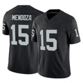 Friene LV.Raiders #15 Fernando Mendoza Player Black Limited Vapor F.U.S.E. Home Game Stitched Jerseys