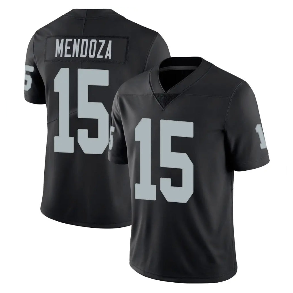 Friene LV.Raiders #15 Fernando Mendoza Player Black Limited Vapor Untouchable Home Game Stitched Jerseys