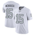 Friene LV.Raiders #15 Fernando Mendoza Player White Limited Color Rush Home Game Stitched Jerseys