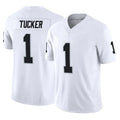 Friene LV.Raiders #1 Tre Tucker Player White Limited Vapor F.U.S.E. Home Game Stitched Jerseys