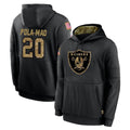 Friene LV.Raiders #20 Isaiah Pola-Mao Player Black Reflective Limited Game Stitched Jerseys