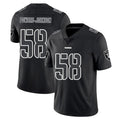 Friene LV.Raiders #58 Jackson Powers-Johnson Player Black Limited Black Impact Home Game Stitched Jerseys
