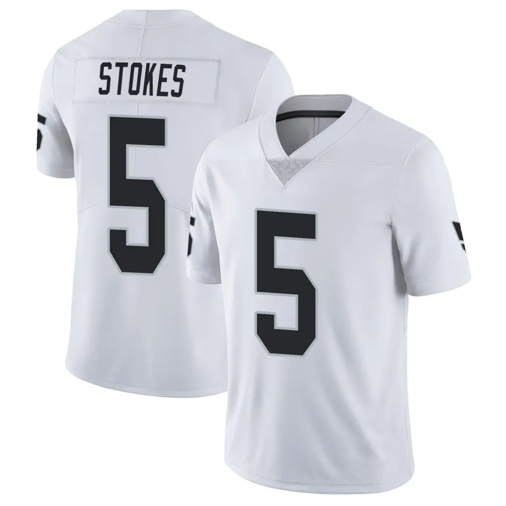 Friene LV.Raiders #5 Eric Stokes Player White Limited Vapor Untouchable Home Game Stitched Jerseys