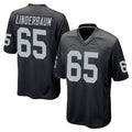 Friene LV.Raiders #65 Tyler Linderbaum Player Black Home Game Stitched Jerseys