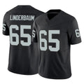Friene LV.Raiders #65 Tyler Linderbaum Player Black Limited Vapor F.U.S.E. Home Game Stitched Jerseys