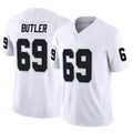 Friene LV.Raiders #69 Adam Butler Player White Limited Vapor F.U.S.E. Home Game Stitched Jerseys