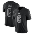 Friene LV.Raiders #6 A.J. Cole Player Black Limited Black Impact Home Game Stitched Jerseys