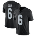 Friene LV.Raiders #6 A.J. Cole Player Black Limited Vapor Untouchable Home Game Stitched Jerseys