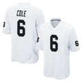 Friene LV.Raiders #6 A.J. Cole Player White Home Game Stitched Jerseys