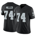 Friene LV.Raiders #74 Kolton Miller Player Black Limited Vapor F.U.S.E. Home Game Stitched Jerseys
